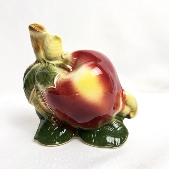 Royal Copley Vintage Apple Wall Pocket Planter MCM Ceramic Fruit Decor USA 6" - Picture 1 of 9